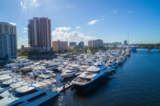 2017 Fort Lauderdale International Boat Show Aerial Photo